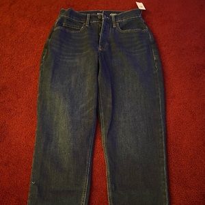 Old Navy Women's Extra High-Waisted Button-Fly Sky-Hi Straight Jeans -Size 4 NWT